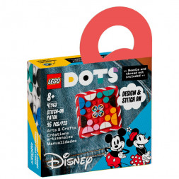Конструктор LEGO DOTS 41963 Пластина-нашивка с тайлами «Микки и Минни Маус»