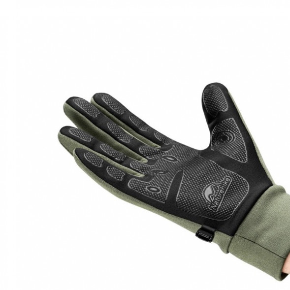 Перчатки сенсорные спортивные Naturehike Outdoor Full Touch GL10 (серый, L) в Новосибирске