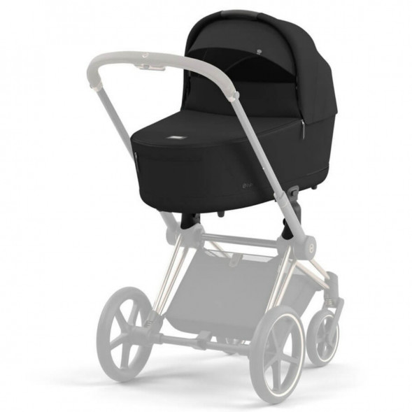 Коляска 2 в 1 Cybex Priam IV Sepia Black, шасси Rosegold в Новосибирске