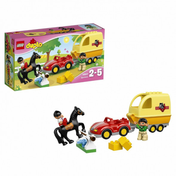 Конструктор LEGO DUPLO Town 10807 Трейлер для лошадок в Новосибирске