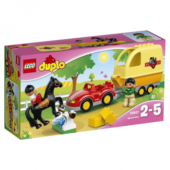 Конструктор LEGO DUPLO Town 10807 Трейлер для лошадок в Новосибирске