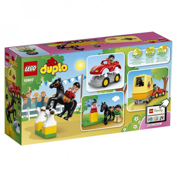 Конструктор LEGO DUPLO Town 10807 Трейлер для лошадок в Новосибирске