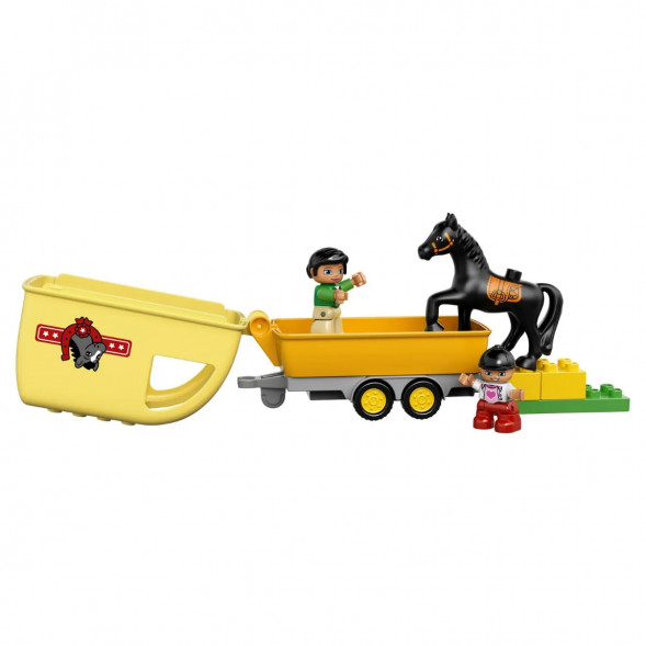 Конструктор LEGO DUPLO Town 10807 Трейлер для лошадок в Новосибирске