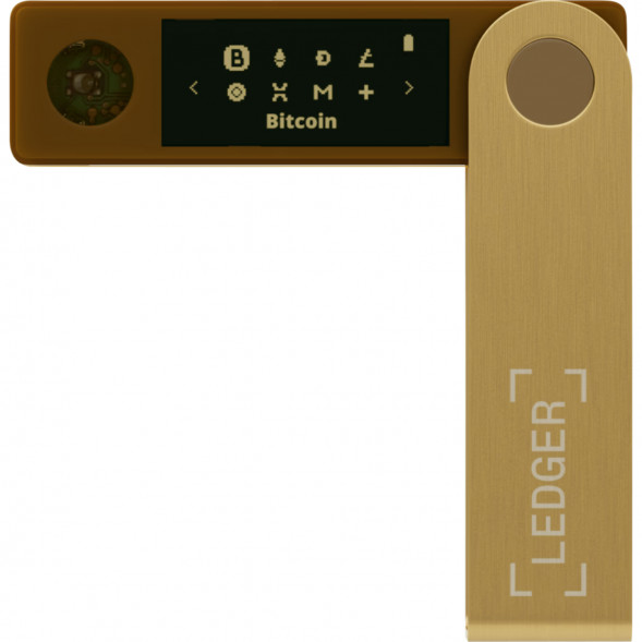Аппаратный криптокошелек Ledger Nano X, Gold в Новосибирске