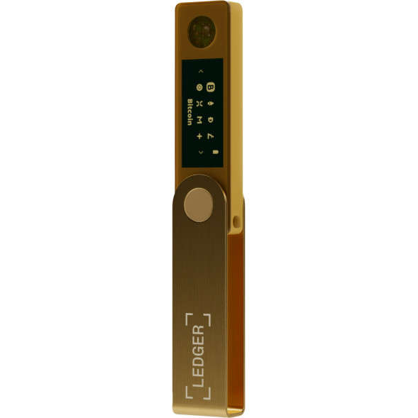 Аппаратный криптокошелек Ledger Nano X, Gold в Новосибирске