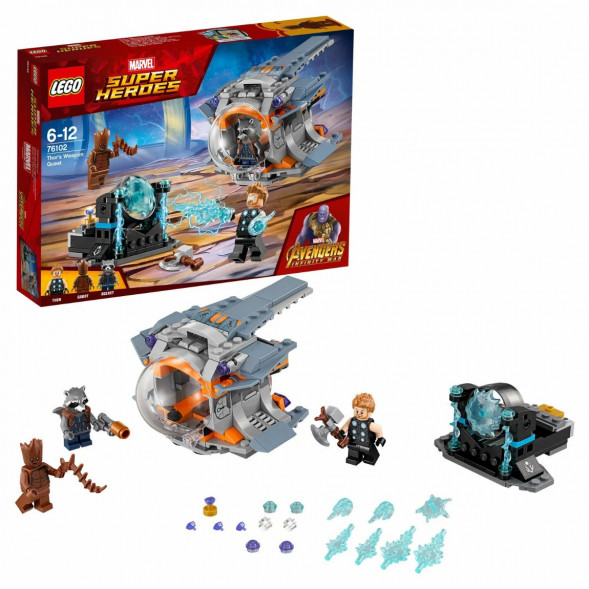Конструктор LEGO Super Heroes 76102 Война бесконечности: В поисках оружия Тора в Новосибирске