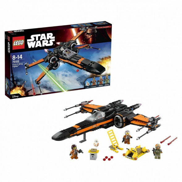 Конструктор LEGO Star Wars 75102 Истребитель По (Poe&amp;#039;s X-Wing Fighter) в Новосибирске