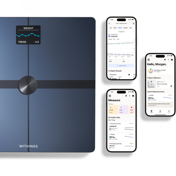 Умные весы Withings Body Smart Black (WBS13-BLACK-ALL-INTER) в Новосибирске