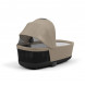 Коляска 2 в 1 Cybex Priam IV Cozy Beige, шасси Rosegold в Новосибирске