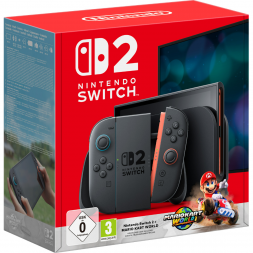 Игровая приставка Nintendo Switch 2, черный + Mario Kart World