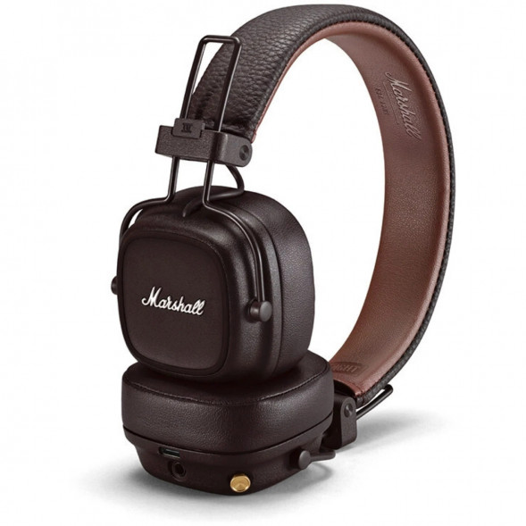 Беспроводные наушники Marshall Major IV, коричневый в Новосибирске