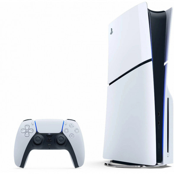 Игровая приставка Sony PlayStation 5 Slim 1TB с дисководом, белый в Новосибирске