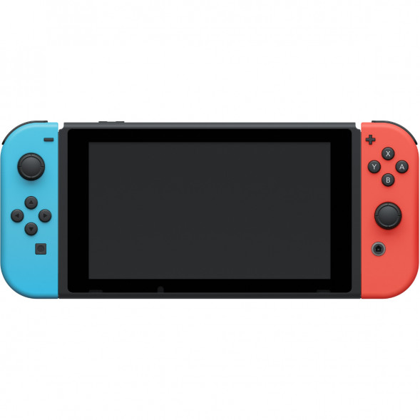 Игровая приставка Nintendo Switch OLED 64 ГБ, неоновый синий/неоновый красный в Новосибирске