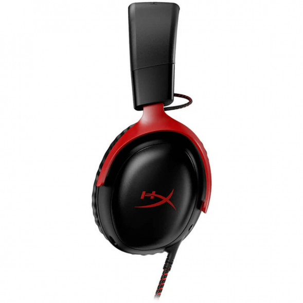 Компьютерная гарнитура HyperX Cloud III проводная, чёрный/красный в Новосибирске