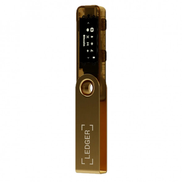Криптокошелек Ledger Nano S Plus 1 шт., золотой в Новосибирске