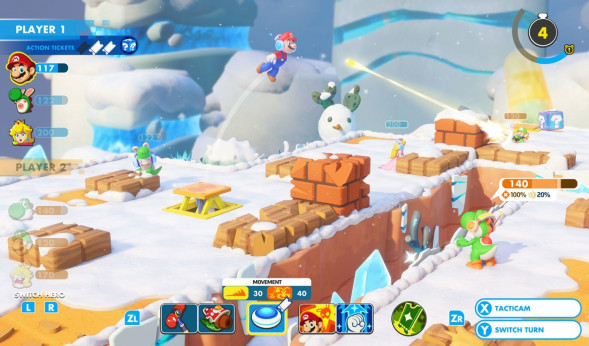 Игра Mario + Rabbids Kingdom Battle [Nintendo Switch, английский язык] в Новосибирске