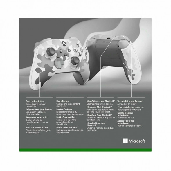 Геймпад Microsoft Xbox Series Controller, Arctic Camo в Новосибирске