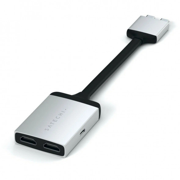 Адаптер Satechi USB-C Dual 4K HDMI Adapter (2xHDMI, USB Type-C) в Новосибирске