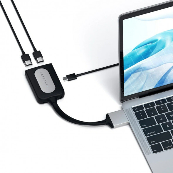 Адаптер Satechi USB-C Dual 4K HDMI Adapter (2xHDMI, USB Type-C) в Новосибирске