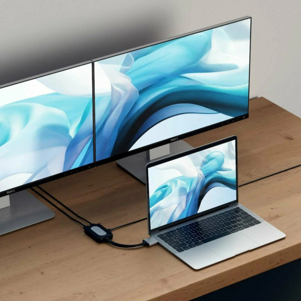 Адаптер Satechi USB-C Dual 4K HDMI Adapter (2xHDMI, USB Type-C) в Новосибирске