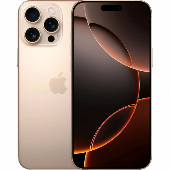 Смартфон Apple iPhone 16 Pro Max (nano SIM+eSIM) 512ГБ, Desert Titanium в Новосибирске