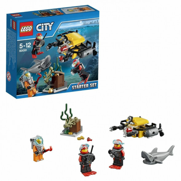 Конструктор LEGO City Deep Sea Explorers 60091 Исследование морских глубин в Новосибирске