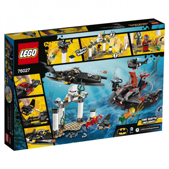 Конструктор LEGO Super Heroes 76027 Глубоководная атака Черного Манта в Новосибирске