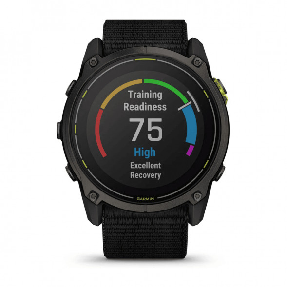 Умные часы Garmin Enduro 3 51mm Black с нейлоновым ремешком UltraFit 010-02751-01 в Новосибирске