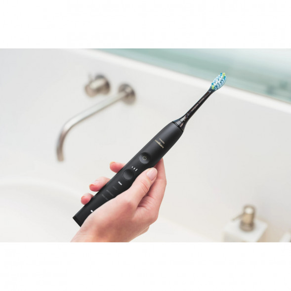 Набор из 2 электрических зубных щеток Philips Sonicare DiamondClean 9000 HX9914/54, чёрный в Новосибирске