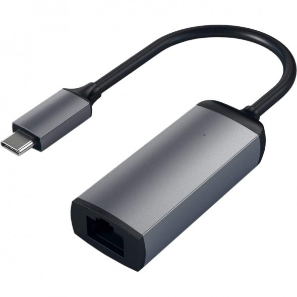 Адаптер Satechi USB-C - Ethernet ST-TCENM, серый космос в Новосибирске