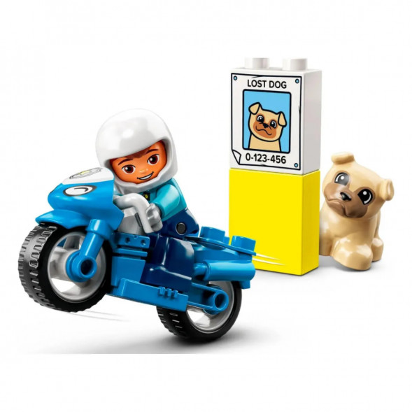 Конструктор LEGO DUPLO 10967 Полицейский мотоцикл в Новосибирске