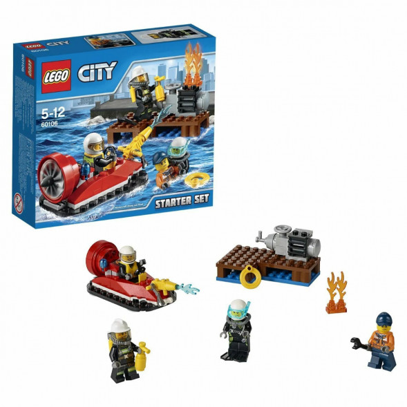 Конструктор LEGO City Fire 60106 Пожарная охрана в Новосибирске