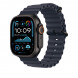 Ремешок Apple Watch 49мм Navy Ocean Band - Black Titanium Finish (MYPA3) в Новосибирске