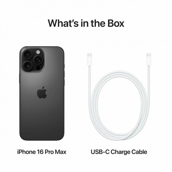 Смартфон Apple iPhone 16 Pro Max (nano SIM+eSIM) 512ГБ, Black Titanium в Новосибирске
