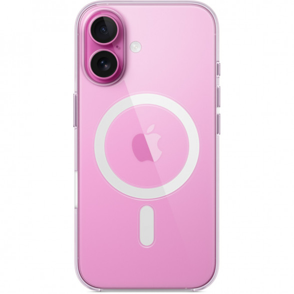 Чехол Apple Clear Case with MagSafe для iPhone 16, прозрачный (MA6A4ZM/A) в Новосибирске