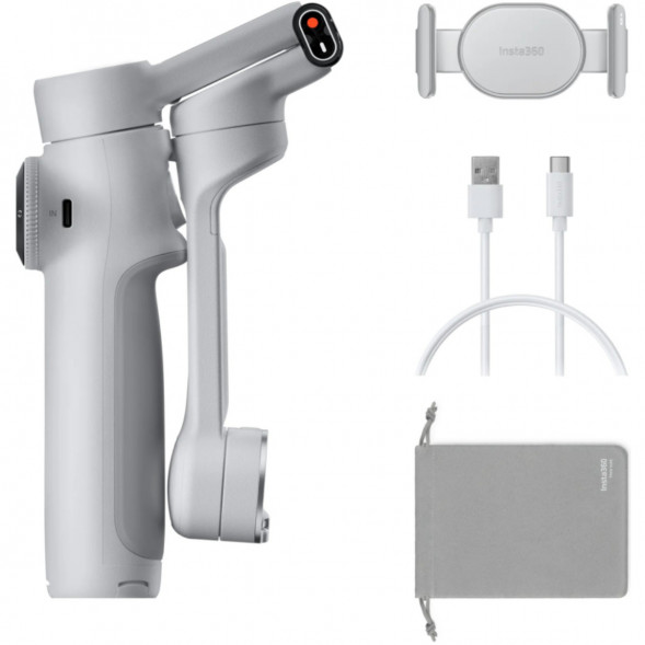 Cтабилизатор Insta360 Flow 2 Standard Bundle, Stone Gray в Новосибирске
