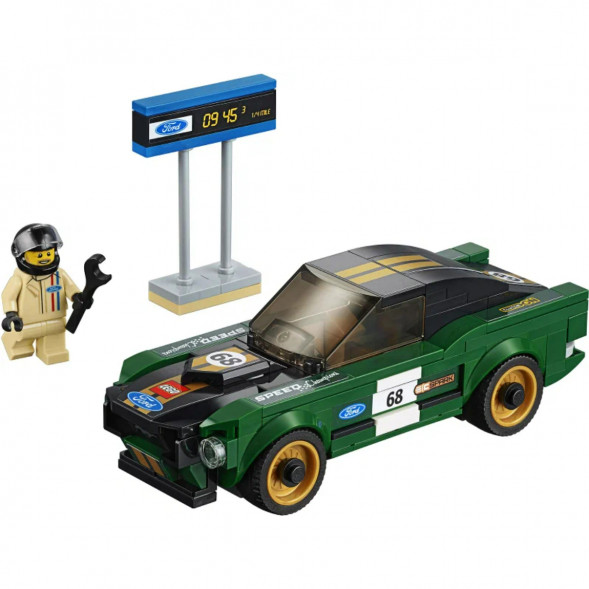 Конструктор LEGO Speed Champions 75884 1968 Ford Mustang Fastback в Новосибирске
