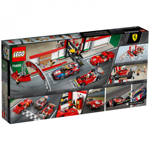 Конструктор LEGO Speed Champions 75889 Гараж Ferrari в Новосибирске