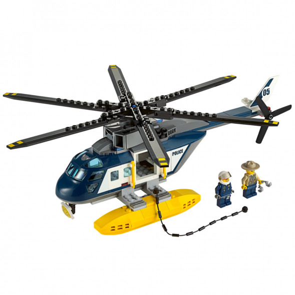 Конструктор LEGO City 60067 Погоня на полицейском вертолёте в Новосибирске