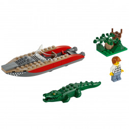 Конструктор LEGO City 60067 Погоня на полицейском вертолёте