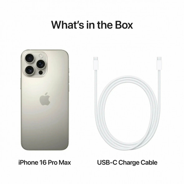 Смартфон Apple iPhone 16 Pro Max (nano SIM+eSIM) 256ГБ, Natural Titanium в Новосибирске