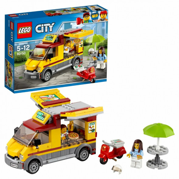 Конструктор LEGO City Great Vehicles 60150 Фургон-пиццерия в Новосибирске