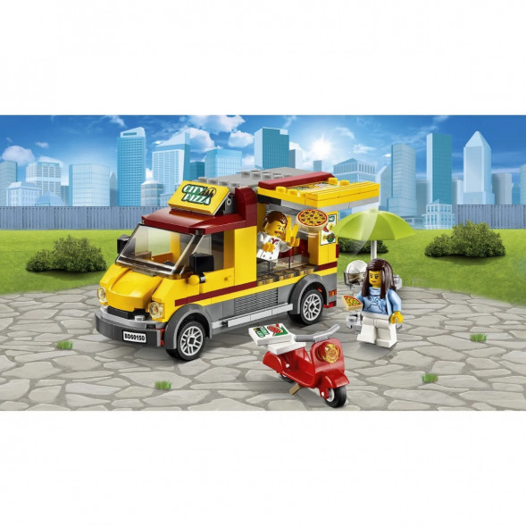 Конструктор LEGO City Great Vehicles 60150 Фургон-пиццерия в Новосибирске