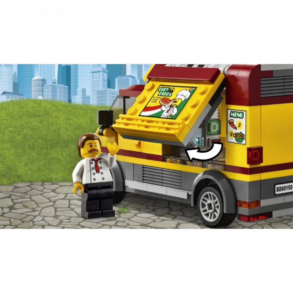 Конструктор LEGO City Great Vehicles 60150 Фургон-пиццерия в Новосибирске