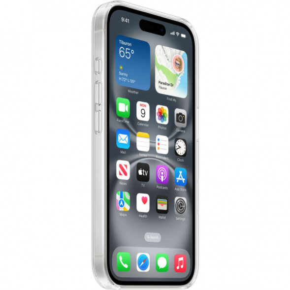 Чехол Apple Clear Case with MagSafe для iPhone 16 Plus, прозрачный (MA7D4ZM/A) в Новосибирске