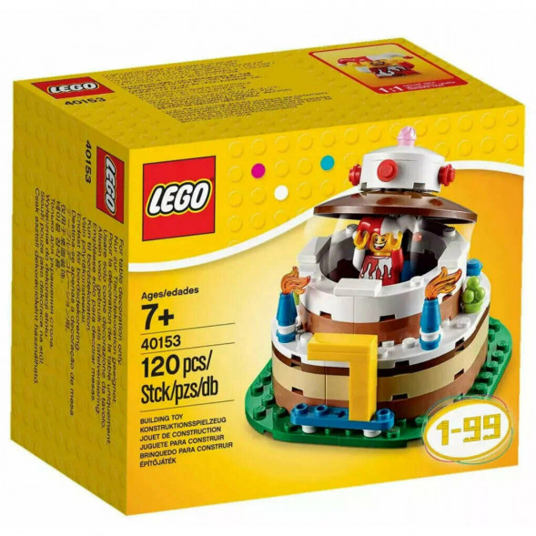 Конструктор LEGO Seasonal 40153 Торт на День Рождения в Новосибирске