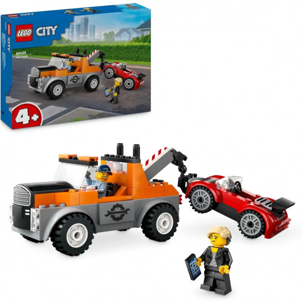 Конструктор LEGO City 60435 Ремонт эвакуаторов и спортивных автомобилей в Новосибирске