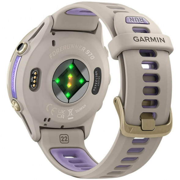 Умные часы Garmin Forerunner 970 Soft Gold Titanium/French Gray Translucent Indigo Band 010-02969-12 в Новосибирске