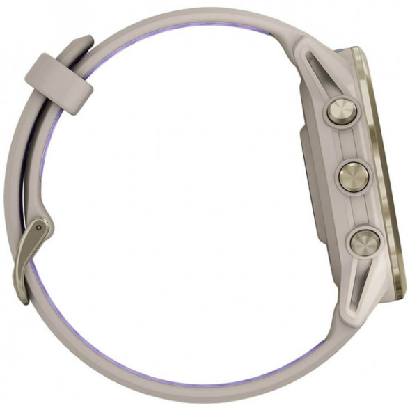 Умные часы Garmin Forerunner 970 Soft Gold Titanium/French Gray Translucent Indigo Band 010-02969-12 в Новосибирске