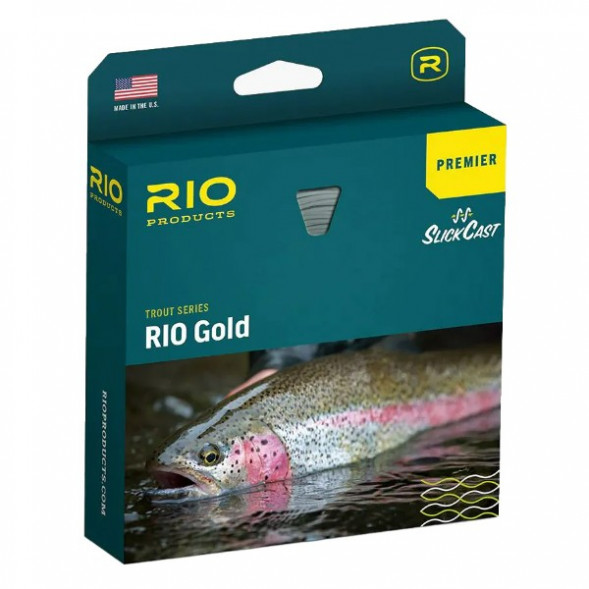 Леска RIO Premier Gold Floating Fly Line WF5F, мох/золото в Новосибирске